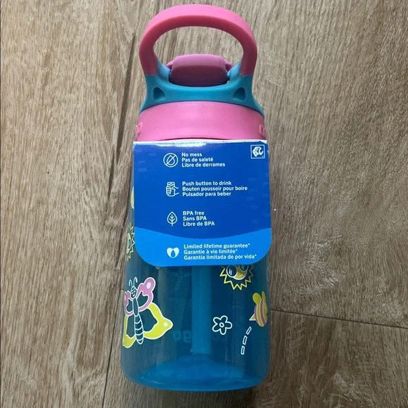 NWT Contigo Aubrey Kids 14 Fl. Oz. Plastic Water Bottle - Picture 5 of 8